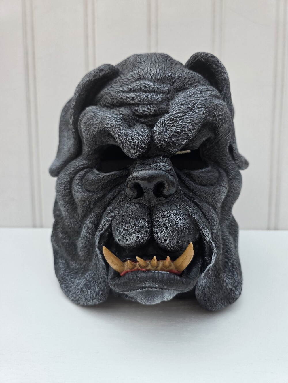 Bulldog Latex Costume Halloween Dress Up Adult Mask Scary Dog
